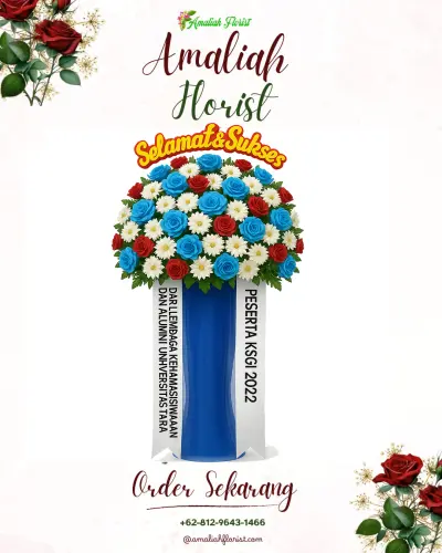 Standing Flower di Rumah Duka Charitas Palembang
